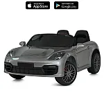 Дитячий електромобіль Porsche Bambi M 5826EBLRS-11 Сірий