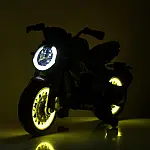 Дитячий електромотоцикл Bambi M 5827EL-6-11 Сіро-жовтий
