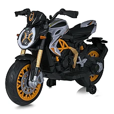 Дитячий електромотоцикл Bambi M 5827EL-7-11 Сіро-помаранчевий