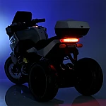 Детский электромотоцикл с пультом управления Bambi M 5830EBLR-1 Белый