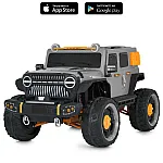 Внедорожник с пультом управления Jeep Hurricane Bambi M 5831EBLR-11 Серый