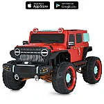 Позашляховик з пультом керування Jeep Hurricane Bambi M 5831EBLR-3 Червоний