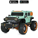 Внедорожник с пультом управления Jeep Hurricane Bambi M 5831EBLR-5 Зеленый