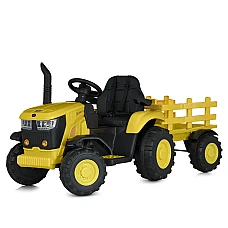 Дитячий електромобіль-трактор Bambi M 5852EBLR-6 Жовтий