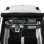 Позашляховик із пультом керування Mercedes-Benz Bambi M 5880EBLR-1(24V) Білий