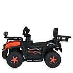 Детский электромобиль-толокар 2 в 1 Bambi M 5901EBLR-7 Оранжевый