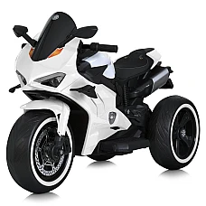 Дитячий електромотоцикл Bambi M 6021EL-1 Білий