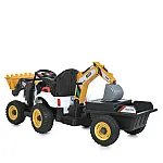 Детский электромобиль-трактор Bambi M 6027EBLR-1 Белый