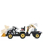 Детский электромобиль-трактор Bambi M 6027EBLR-1 Белый