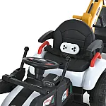 Детский электромобиль-трактор Bambi M 6027EBLR-1 Белый