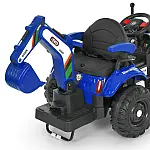Дитячий електромобіль-трактор Bambi M 6027EBLR-4 Синій
