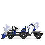 Дитячий електромобіль-трактор Bambi M 6027EBLR-4 Синій
