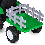 Дитячий електромобіль-трактор Bambi M 6038EBLR-5 Зелений