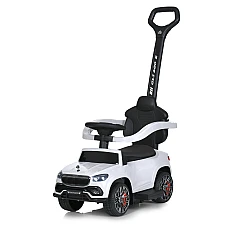 Електромобіль-толокар 3 в 1 Bambi M 6053BLR-1 Білий