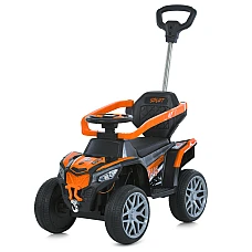 Електромобіль-толокар 3 в 1 Bambi M 6126EBLR-7 Помаранчевий
