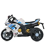 Детский электромотоцикл Bambi M 6220ELR-1 Белый