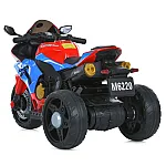 Детский электромотоцикл Bambi M 6220ELR-3-4 Красно-синий
