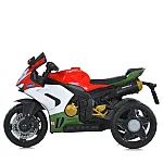 Детский электромотоцикл Bambi M 6220ELR-3-5 Красно-зеленый