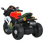 Детский электромотоцикл Bambi M 6220ELR-3-5 Красно-зеленый
