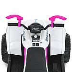 Дитячий квадроцикл Bambi M 6222EBLR-1-8 Біло-рожевий