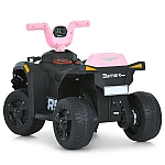 Дитячий електромобіль-толокар 2 в 1 Bambi M 6237EBLR-8 Рожевий