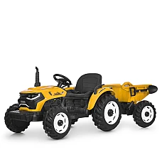 Дитячий електромобіль-трактор Bambi M 6260EBLR-6(24V) Жовтий