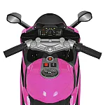 Дитячий електромотоцикл Bambi M 6264EL-8 Рожевий