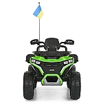 Дитячий квадроцикл Bambi з пультом керування M 6272EBLR-5(24V) Зелений