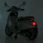 Детский электромотоцикл Vespa Bambi M 6288EL-11-2 Серый с черным