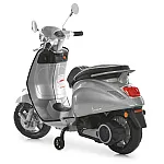Детский электромотоцикл Vespa Bambi M 6288EL-11-2 Серый с черным