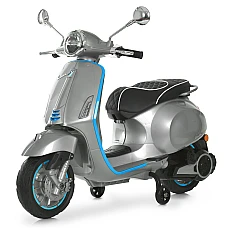 Детский электромотоцикл Vespa Bambi M 6288EL-11-4 Серый с син
