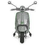 Детский электромотоцикл Vespa Bambi M 6288EL-11-5 Серый с зеленым