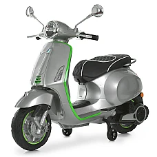 Дитячий електромотоцикл Vespa Bambi M 6288EL-11-5 Сірий із зе