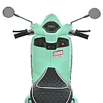 Детский электромотоцикл Vespa Bambi M 6288EL-15 Бирюзовый