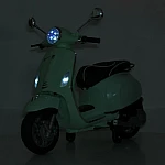Детский электромотоцикл Vespa Bambi M 6288EL-15 Бирюзовый