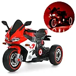 Детский электромотоцикл Bambi M 6307EL-3 Красный