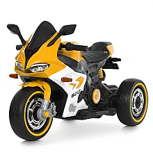Дитячий електромотоцикл Bambi M 6307EL-6 Жовтий