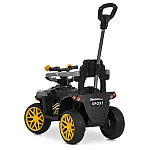 Електромобіль-толокар 3 в 1 Bambi M 6323EBLR-11-6 Сіро-жовтий