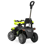 Електромобіль-толокар 3 в 1 Bambi M 6323EBLR-2-5 Чорно-зелений