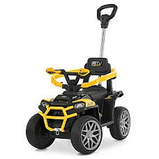 Електромобіль-толокар 3 в 1 Bambi M 6323EBLR-6 Жовтий