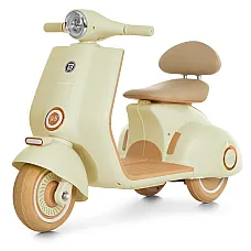 Дитячий електромотоцикл Bambi M 6327L-13 Бежевий