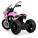 Дитячий електромотоцикл Bambi M 6328EL-8 Рожевий