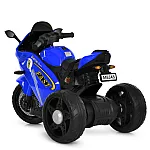 Дитячий електромотоцикл із пультом керування Bambi M 6345ELR-4 Синій