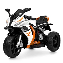Детский электромотоцикл Bambi M 6348EL-1-7 Бело-оранжевый