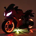 Дитячий електромотоцикл Bambi M 6358EL-1 Білий