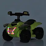 Детский квадроцикл Bambi M 6367ELR-5-11 Зелено-серый