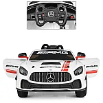Дитячий електромобіль з пультом керування Mercedes GT4 AMG Bambi M 4050EBLR-1 Білий