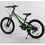 Детский спортивный велосипед 20 Corso Speedline MG Shimano Revoshift 7 (74290) Зеленый