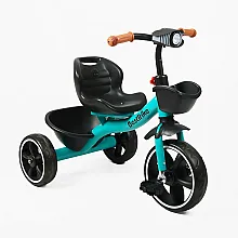 Триколісний велосипед з фарою Best Trike BS-36-918 Бірюзовий