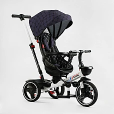 Триколісний велосипед Best Trike Oscar 6390 - Чорний з фіолет